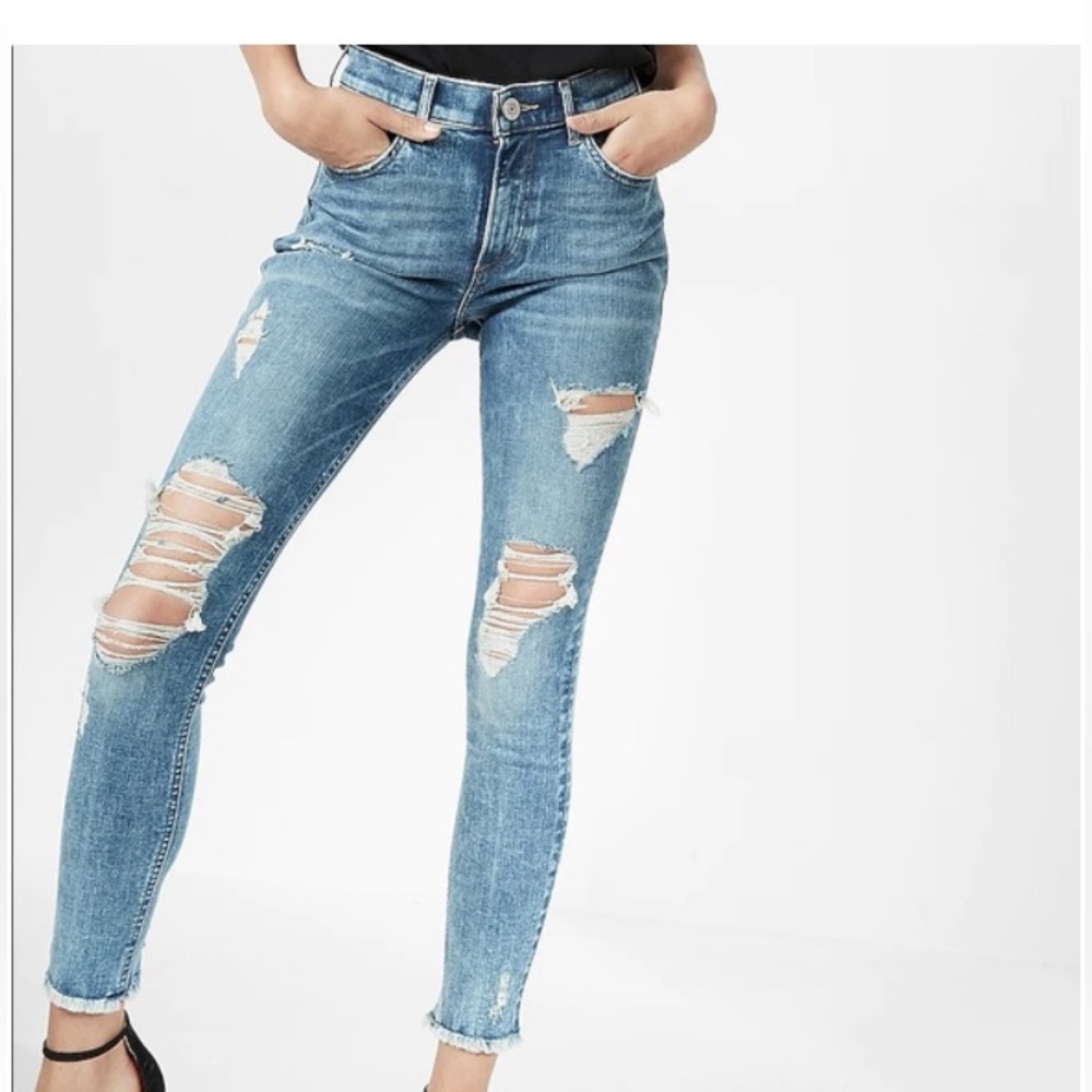 Express High Rise Ankle Legging Size 4R